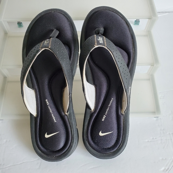nike black thong flip flop